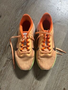 Nike Orange Neon Green Athletic Shoes